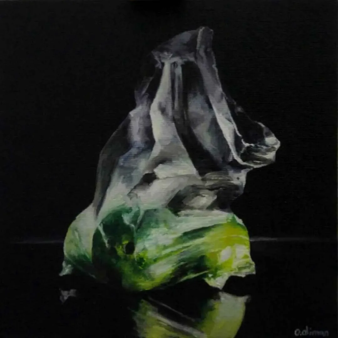 ÖZLEM ALİMAN — “İsimsiz”, 2019 "İsimsiz" eseri ÖZLEM ALİMAN tarafından 2019 yılında 25x25 cm ölçülerinde Tuval üzeri yağlı boya tekniği ile yapılmıştır.