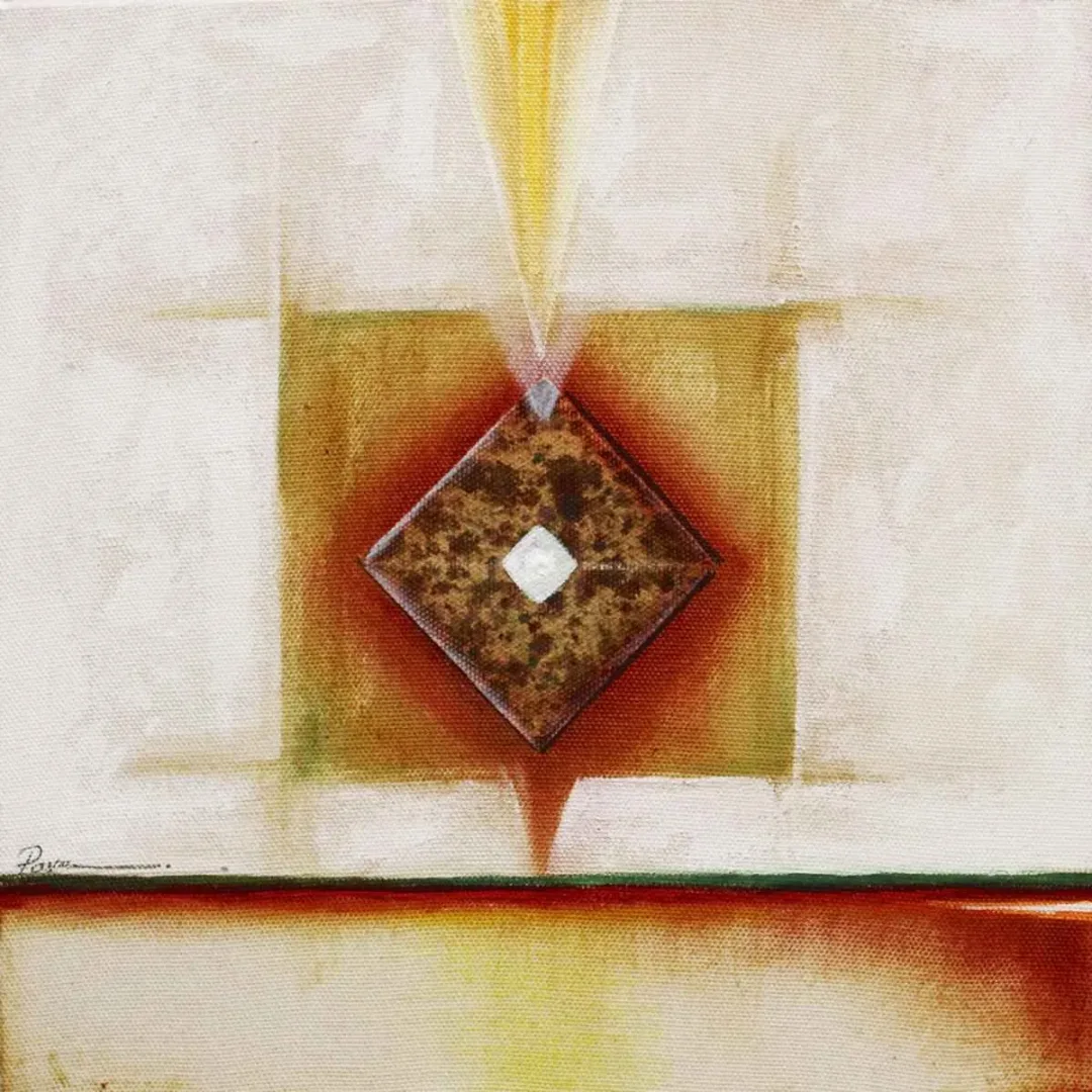 PARVİN GHORBANZADEH DİZAJİ — “İsimsiz”, 2019 "İsimsiz" eseri PARVİN GHORBANZADEH DİZAJİ tarafından 2019 yılında 25x25 cm ölçülerinde Tuval üzeri karışık teknik tekniği ile yapılmıştır.