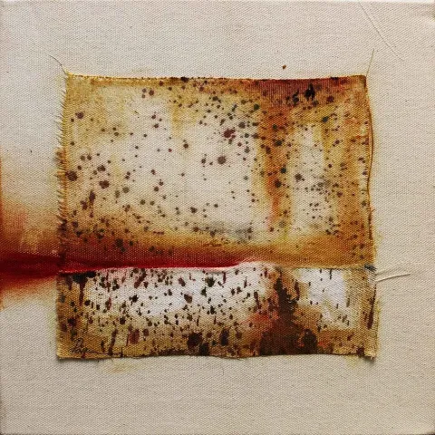 PARVİN GHORBANZADEH DİZAJİ — “Untitled”, 2019 "İsimsiz" eseri PARVİN GHORBANZADEH DİZAJİ tarafından 2019 yılında 25x25 cm ölçülerinde Tuval üzeri karışık teknik tekniği ile yapılmıştır.