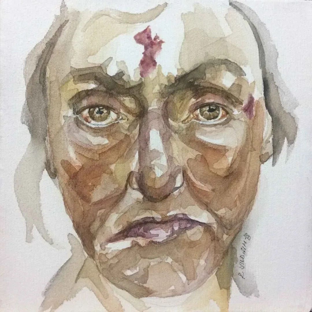 RABİA YILDIRIM — “İsimsiz”, 2019 "İsimsiz" eseri RABİA YILDIRIM tarafından 2019 yılında 25x25 cm ölçülerinde Tuval üzeri akrilik boya tekniği ile yapılmıştır.