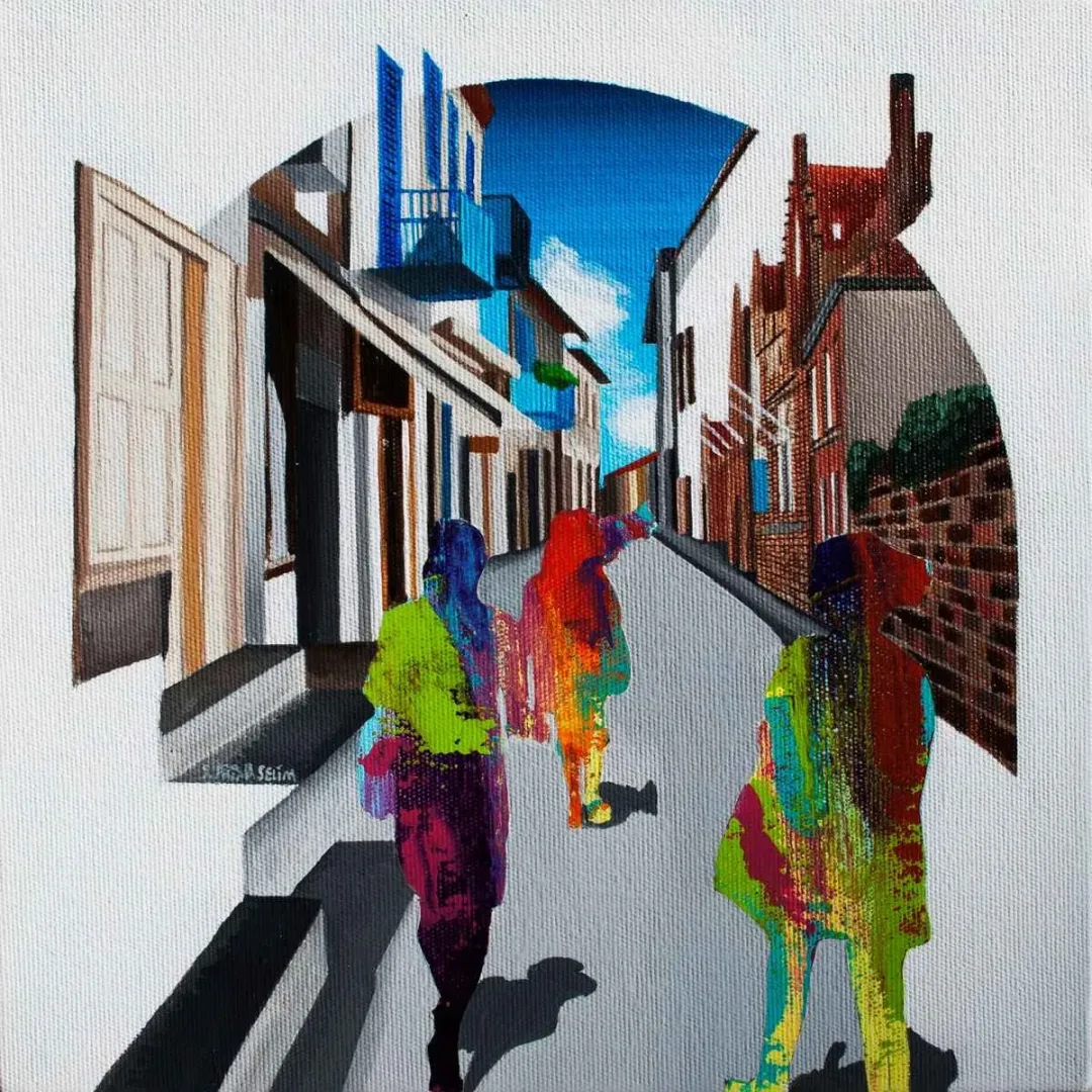 ARDA SELİM — “İsimsiz”, 2019 "İsimsiz" eseri ARDA SELİM tarafından 2019 yılında 25x25 cm ölçülerinde Tuval üzeri yağlı boya tekniği ile yapılmıştır.