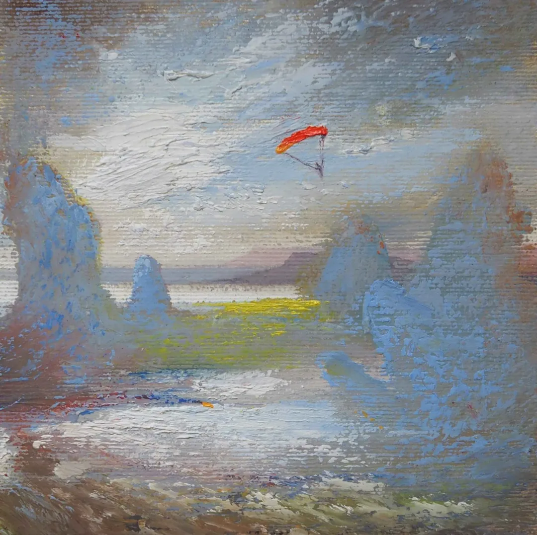 YUSUF ŞENGÜR — “isimsiz”, 2017 "isimsiz" eseri YUSUF ŞENGÜR tarafından 2017 yılında 16x16 cm ölçülerinde Tuval üzeri yağlı boya tekniği ile yapılmıştır.