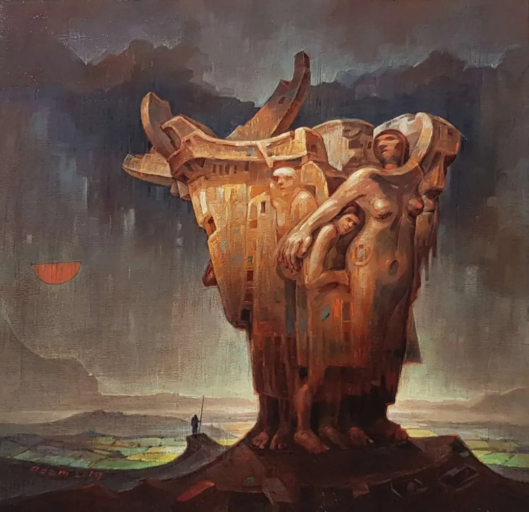 yakınlaştır "Revan" eseri ADEM BAŞPINAR tarafından 2019 yılında 40x40 cm ölçülerinde Tuval üzeri akrilik boya tekniği ile yapılmıştır.