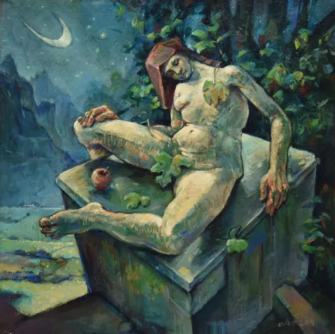 "Harda Kaldı" eseri ADEM BAŞPINAR tarafından 2019 yılında 40x40 cm ölçülerinde Tuval üzeri akrilik boya tekniği ile yapılmıştır.