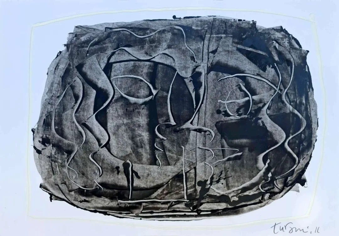 yakınlaştır "Aşıklar" eseri ADNAN TURANİ tarafından 2010 yılında 50x70 cm ölçülerinde Kağıt üzeri karışık teknik tekniği ile yapılmıştır.