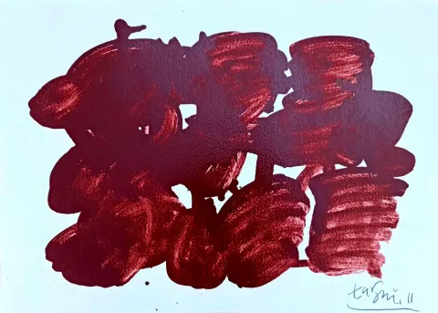 "Soyutlama" eseri ADNAN TURANİ tarafından 2011 yılında 50x70 cm ölçülerinde Kağıt üzeri karışık teknik tekniği ile yapılmıştır.