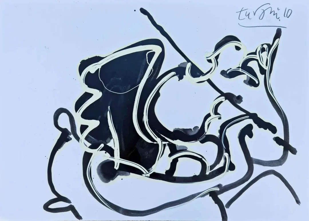 yakınlaştır "Kemancı Kız" eseri ADNAN TURANİ tarafından 2010 yılında 50x70 cm ölçülerinde Kağıt üzeri karışık teknik tekniği ile yapılmıştır.