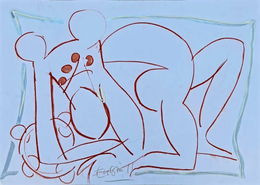yakınlaştır "Kemancı Kız" eseri ADNAN TURANİ tarafından 2011 yılında 50x70 cm ölçülerinde Kağıt üzeri karışık teknik tekniği ile yapılmıştır.