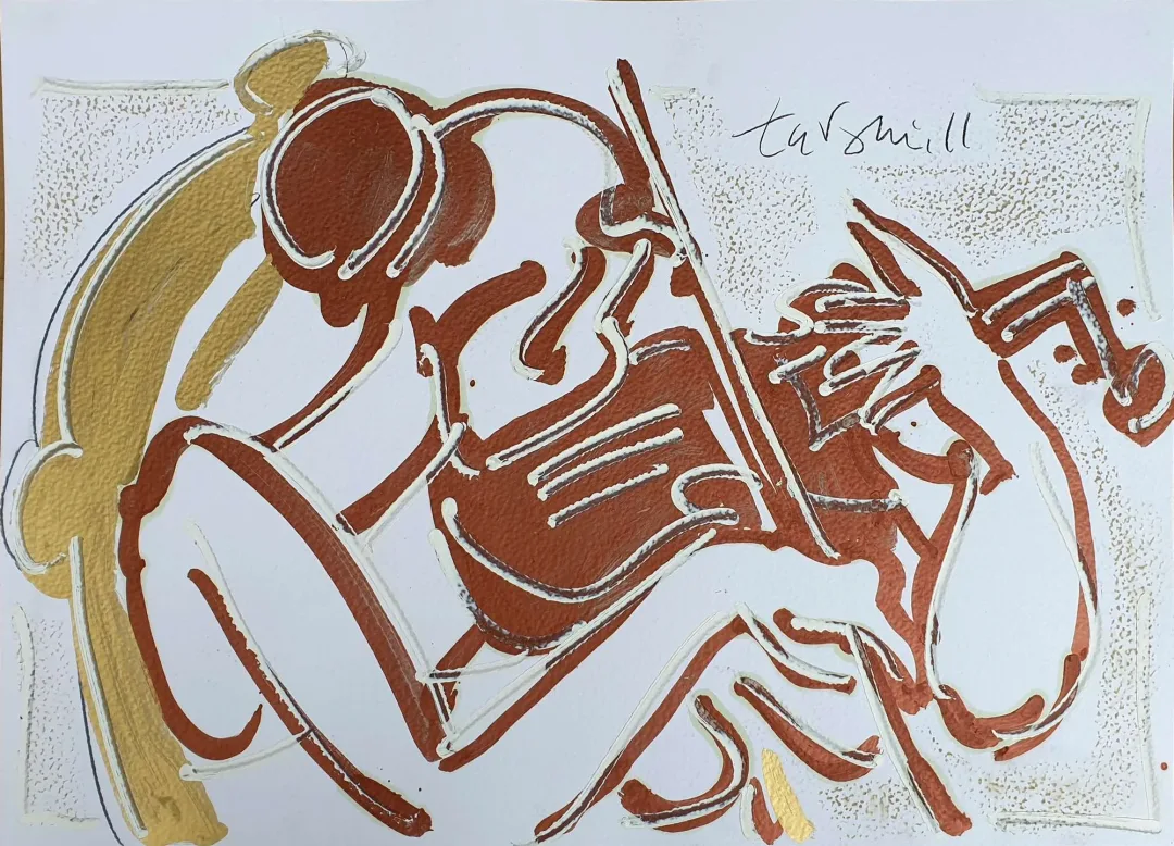 yakınlaştır "Kemancı Kız" eseri ADNAN TURANİ tarafından 2011 yılında 50x70 cm ölçülerinde Kağıt üzeri yağlı boya tekniği ile yapılmıştır.