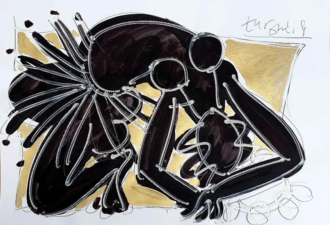 yakınlaştır "Dansçı" eseri ADNAN TURANİ tarafından 2008 yılında 50x70 cm ölçülerinde Kağıt üzeri yağlı boya tekniği ile yapılmıştır.