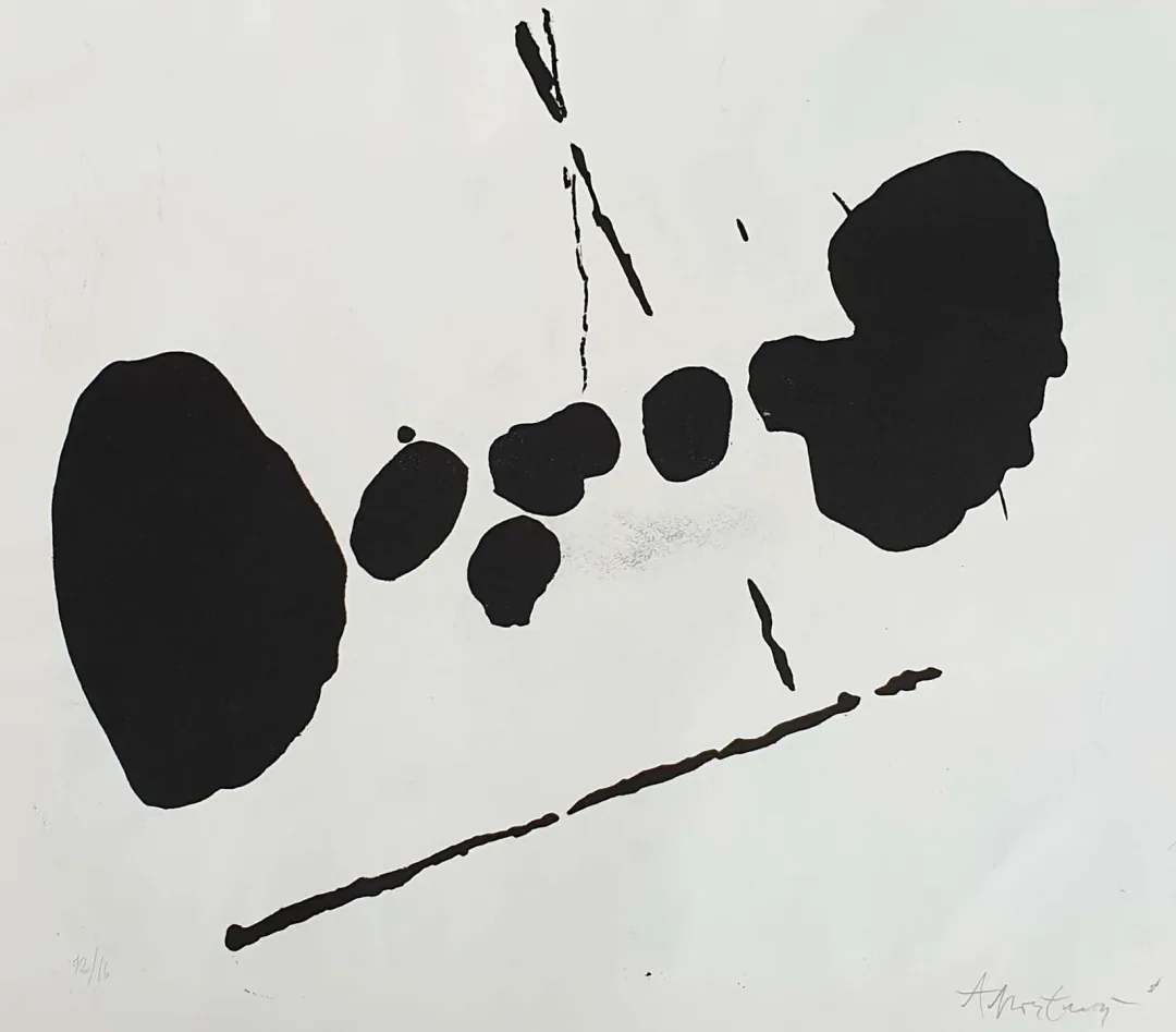 "Soyut Kompozisyon" eseri ADNAN TURANİ tarafından 46x60 cm ölçülerinde Gravür 12/16 tekniği ile yapılmıştır.