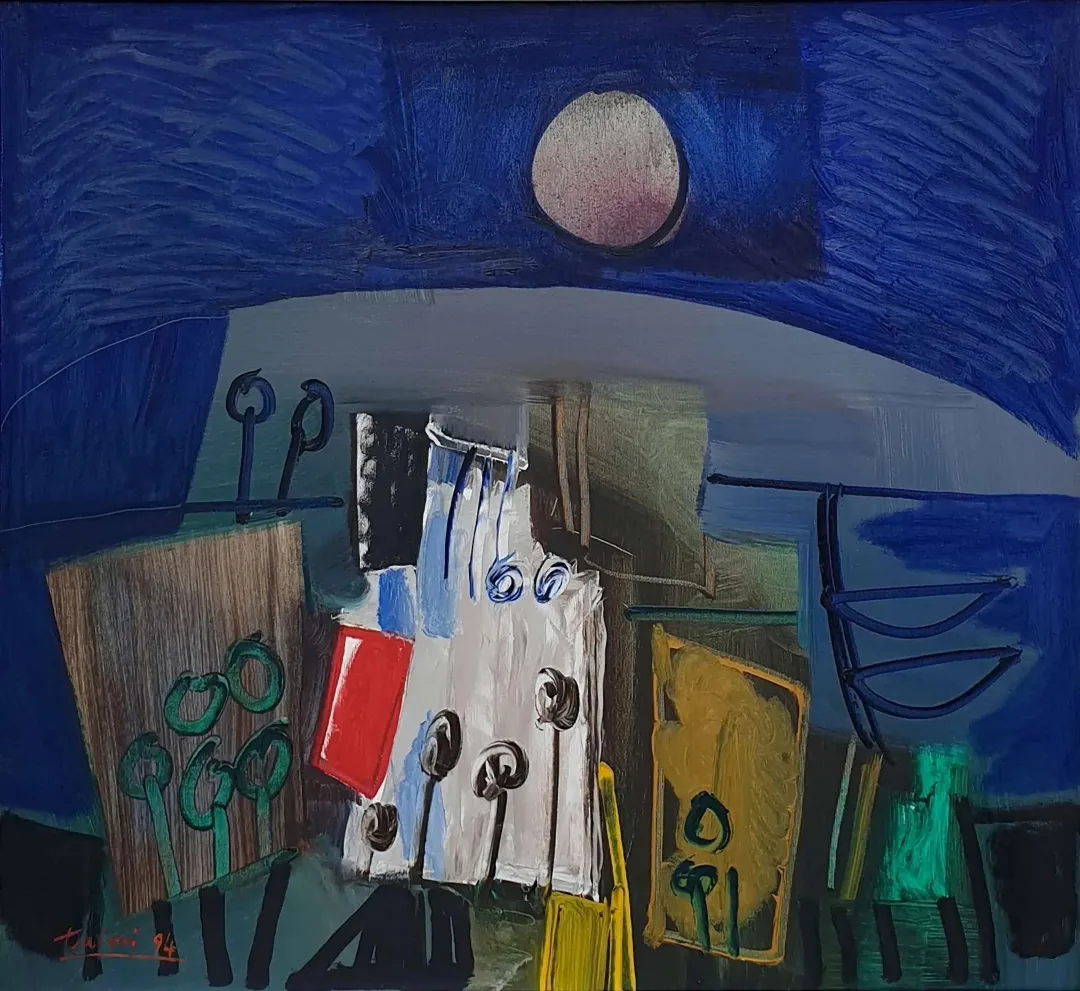 "Peyzaj" eseri ADNAN TURANİ tarafından 1994 yılında 70x74 cm ölçülerinde Tuval üzeri yağlı boya tekniği ile yapılmıştır.