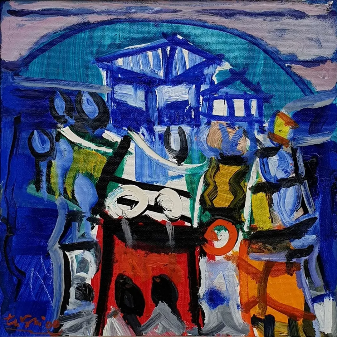ADNAN TURANİ — “Peyzaj”, 2000 "Peyzaj" eseri ADNAN TURANİ tarafından 2000 yılında 30x30 cm ölçülerinde Tuval üzeri yağlı boya tekniği ile yapılmıştır.