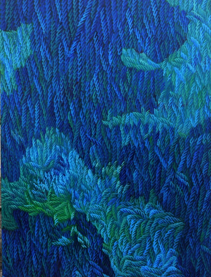 AHMET YEŞİL — “Yaratı eşiğinde notlar” "Yaratı eşiğinde notlar" eseri AHMET YEŞİL tarafından 85x65 cm ölçülerinde Tuval üzeri yağlı boya tekniği ile yapılmıştır.