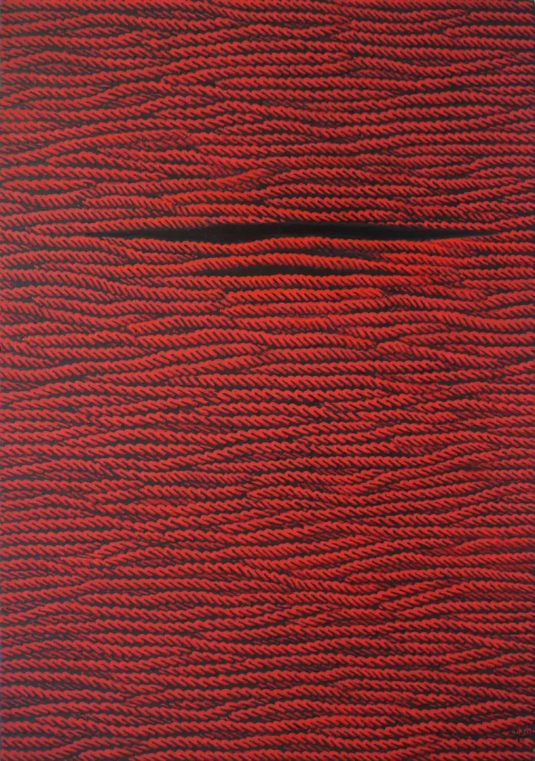 yakınlaştır "Sesler ve izler" eseri AHMET YEŞİL tarafından 2020 yılında 100x70 cm ölçülerinde Tuval üzeri yağlı boya tekniği ile yapılmıştır.