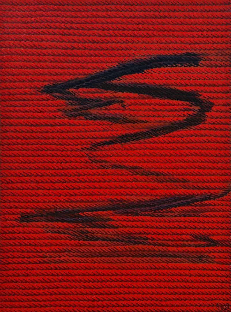 yakınlaştır "Sesler ve İzler" eseri AHMET YEŞİL tarafından 2020 yılında 85x61 cm ölçülerinde Tuval üzeri yağlı boya tekniği ile yapılmıştır.