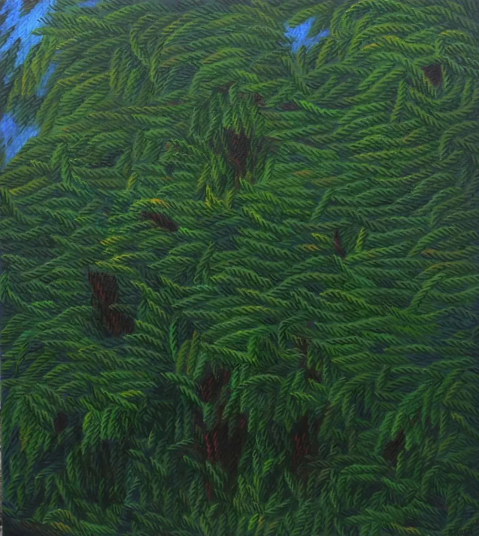 yakınlaştır "Yaratı eşiğinde notlar" eseri AHMET YEŞİL tarafından 90x80 cm ölçülerinde Tuval üzeri yağlı boya tekniği ile yapılmıştır.