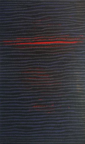 "Sesler ve izler" eseri AHMET YEŞİL tarafından 2018 yılında 120x80 cm ölçülerinde Tuval üzeri yağlı boya tekniği ile yapılmıştır.