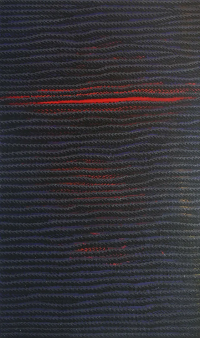 yakınlaştır "Sesler ve izler" eseri AHMET YEŞİL tarafından 2018 yılında 120x80 cm ölçülerinde Tuval üzeri yağlı boya tekniği ile yapılmıştır.