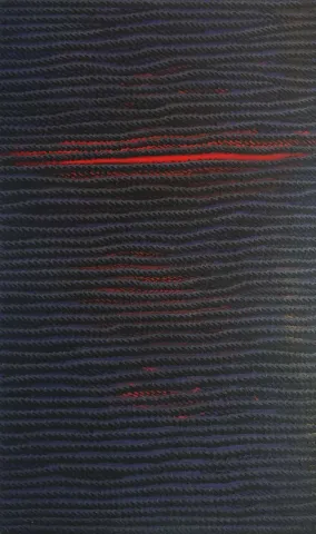 "Sesler ve izler" eseri AHMET YEŞİL tarafından 2018 yılında 120x80 cm ölçülerinde Tuval üzeri yağlı boya tekniği ile yapılmıştır.