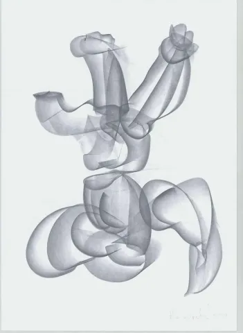"İsimsiz" eseri ALİ HERİSCHİ tarafından 2020 yılında 30x42 cm ölçülerinde Kağıt üzeri füzen tekniği ile yapılmıştır.