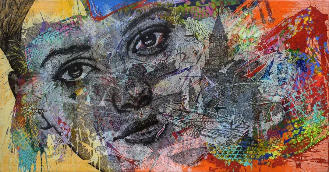 ENGİN KORKMAZ — “isimsiz”, 2019 "isimsiz" eseri ENGİN KORKMAZ tarafından 2019 yılında 56x110 cm ölçülerinde Tuval üzeri akrilik boya tekniği ile yapılmıştır.