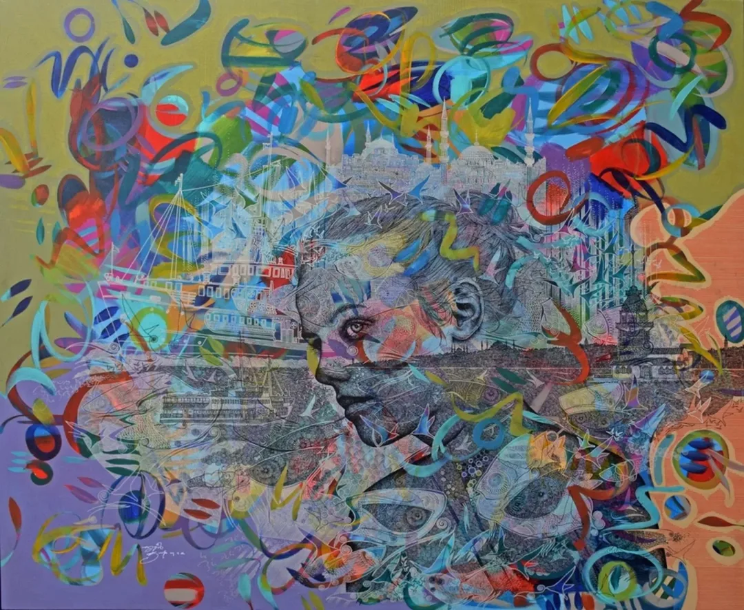 ENGİN KORKMAZ — “isimsiz”, 2019 "isimsiz" eseri ENGİN KORKMAZ tarafından 2019 yılında 120x140 cm ölçülerinde Tuval üzeri akrilik boya tekniği ile yapılmıştır.