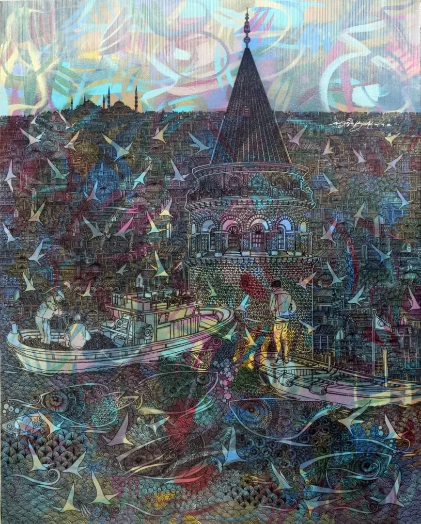 ENGİN KORKMAZ — “isimsiz”, 2019 "isimsiz" eseri ENGİN KORKMAZ tarafından 2019 yılında 92x73 cm ölçülerinde Tuval üzeri akrilik boya tekniği ile yapılmıştır.