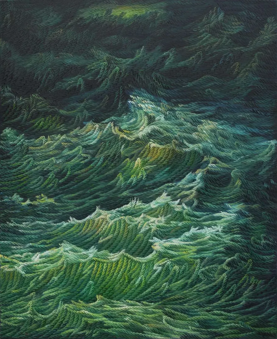 AHMET YEŞİL — “isimsiz”, 2019 "isimsiz" eseri AHMET YEŞİL tarafından 2019 yılında 110x90 cm ölçülerinde Tuval üzeri yağlı boya tekniği ile yapılmıştır.