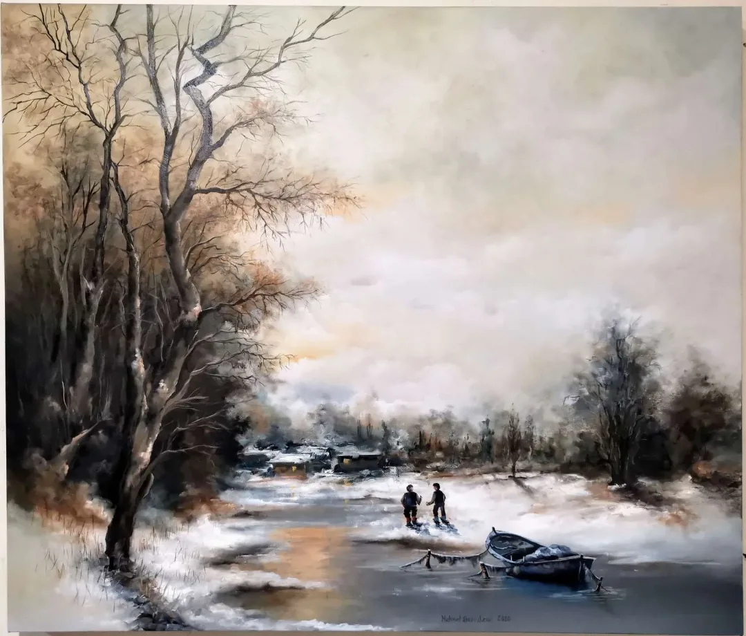 MEHMET EMİN ÖZER — “isimsiz”, 2020 "isimsiz" eseri MEHMET EMİN ÖZER tarafından 2020 yılında 80x90 cm ölçülerinde Tuval üzeri yağlı boya tekniği ile yapılmıştır.
