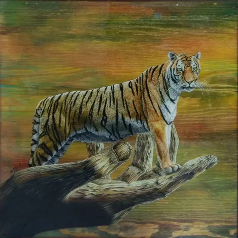 ALİ FATİH KÜÇÜKOSMANOĞLU — “Doğanın Eli-2”, 2020 "Doğanın Eli-2" eseri ALİ FATİH KÜÇÜKOSMANOĞLU tarafından 2020 yılında 60x60 cm ölçülerinde Ahşap üzeri yağlı boya + epoksi tekniği ile yapılmıştır.