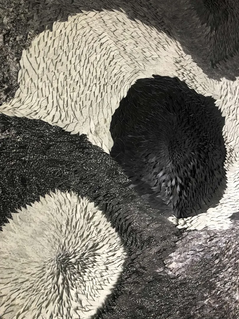 yakınlaştır "Kök" eseri MERVE ÇETİN tarafından 2020 yılında 105x82 cm ölçülerinde Karışık teknik tekniği ile yapılmıştır.