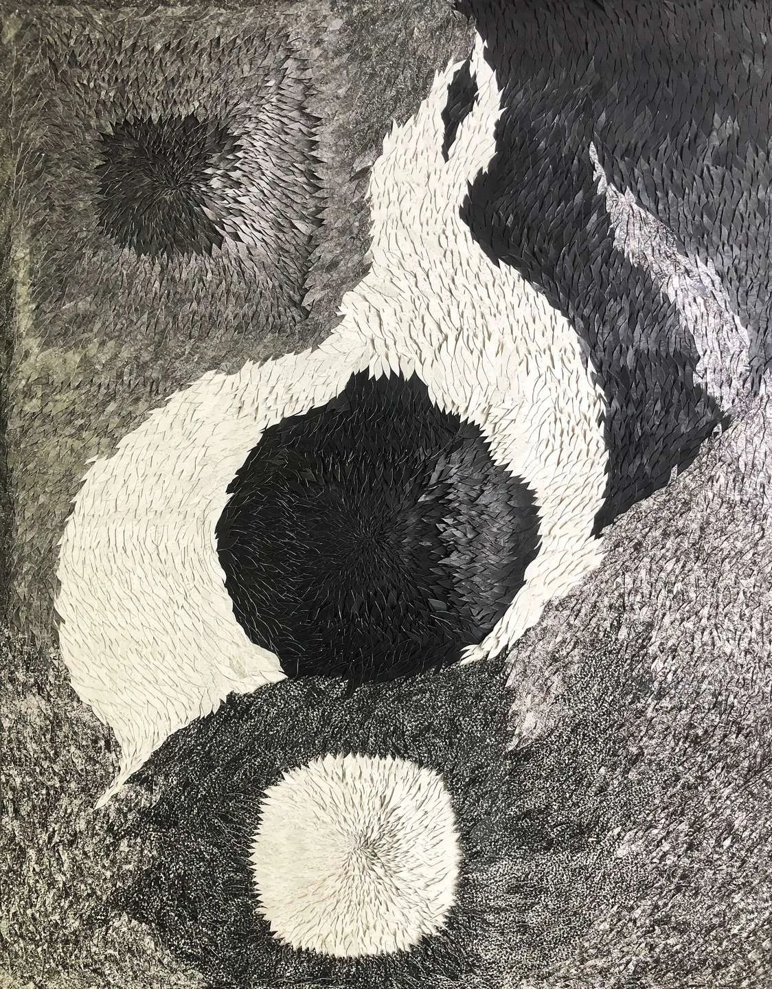 "Kök" eseri MERVE ÇETİN tarafından 2020 yılında 105x82 cm ölçülerinde Karışık teknik tekniği ile yapılmıştır.