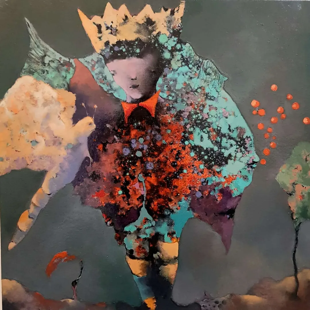 EROL PELİOĞLU — “isimsiz”, 2020 "isimsiz" eseri EROL PELİOĞLU tarafından 2020 yılında 60x60 cm ölçülerinde Tuval üzeri yağlı boya tekniği ile yapılmıştır.