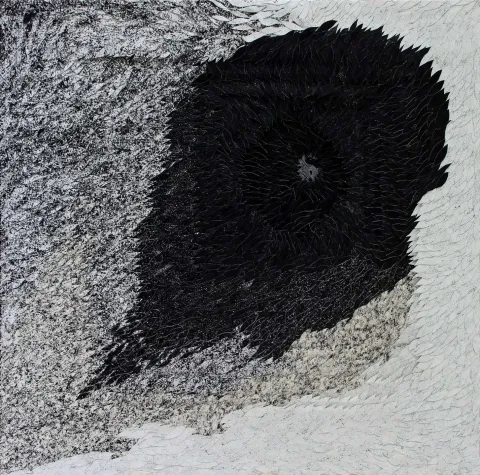 MERVE ÇETİN — “Kök”, 2019 "Kök" eseri MERVE ÇETİN tarafından 2019 yılında 60x60 cm ölçülerinde Karışık teknik tekniği ile yapılmıştır.