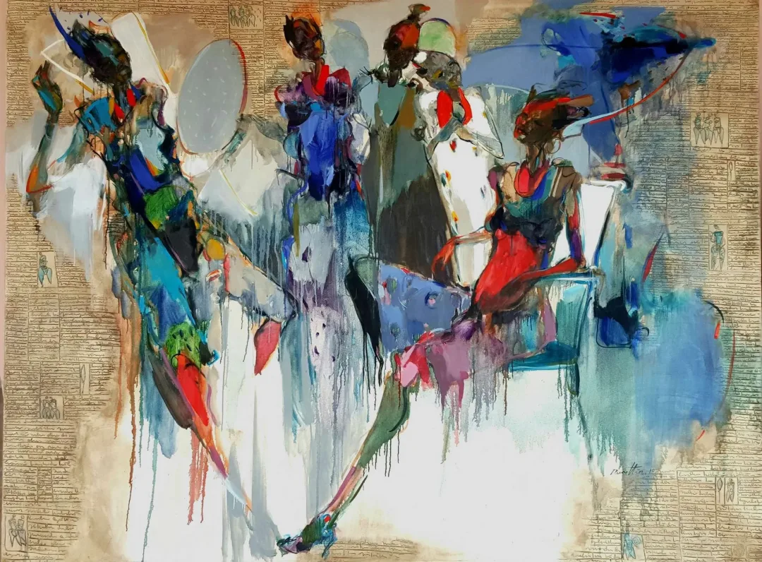 NURETTİN AKKAYA — “isimsiz”, 2019 "isimsiz" eseri NURETTİN AKKAYA tarafından 2019 yılında 180x240 cm ölçülerinde Tuval üzeri yağlı boya tekniği ile yapılmıştır.