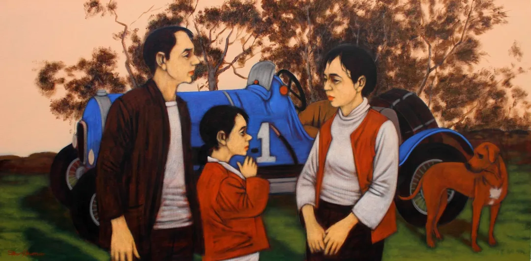 ORHAN UMUT — “isimsiz”, 2020 "isimsiz" eseri ORHAN UMUT tarafından 2020 yılında 70x140 cm ölçülerinde Tuval üzeri akrilik boya tekniği ile yapılmıştır.