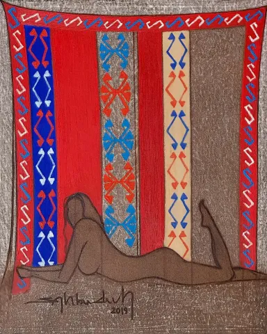 Bu eser HÜSEYİN ŞAHBUDAK tarafından 2019 yılında 50x40 cm ölçülerinde Tuval üzeri yağlı boya tekniği ile yapılmıştır.