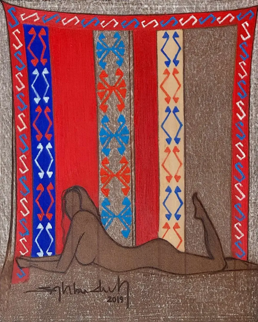 Bu eser HÜSEYİN ŞAHBUDAK tarafından 2019 yılında 50x40 cm ölçülerinde Tuval üzeri yağlı boya tekniği ile yapılmıştır.