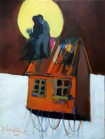 BARAN KAMİLOĞLU — “Yerden Yüksek”, 2019 "Yerden Yüksek" eseri BARAN KAMİLOĞLU tarafından 2019 yılında 40x30 cm ölçülerinde Tuval üzeri yağlı boya tekniği ile yapılmıştır.