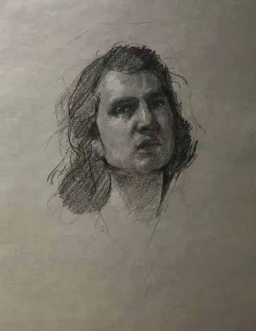 "Benden Bana (otoportre)" eseri EREN LAÇİN tarafından 2020 yılında 35x28 cm ölçülerinde Kağıt üzeri karışık teknik tekniği ile yapılmıştır.