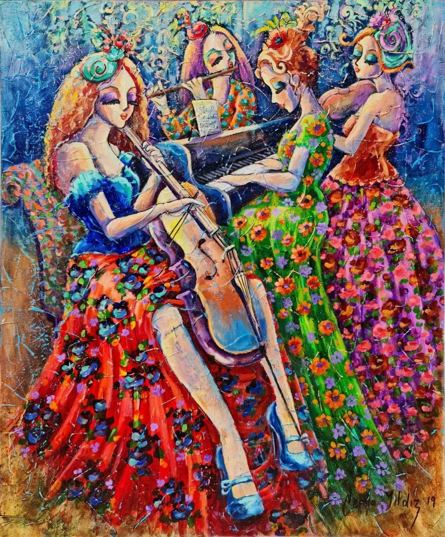 "İsimsiz" eseri DERYA YILDIZ tarafından 2019 yılında 60x50 cm ölçülerinde Tuval üzeri yağlı boya tekniği ile yapılmıştır.