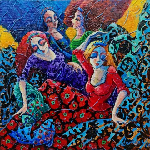 "İsimsiz" eseri DERYA YILDIZ tarafından 2020 yılında 30x30 cm ölçülerinde Tuval üzeri yağlı boya tekniği ile yapılmıştır.