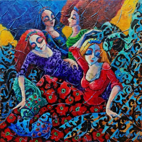 "İsimsiz" eseri DERYA YILDIZ tarafından 2020 yılında 30x30 cm ölçülerinde Tuval üzeri yağlı boya tekniği ile yapılmıştır.