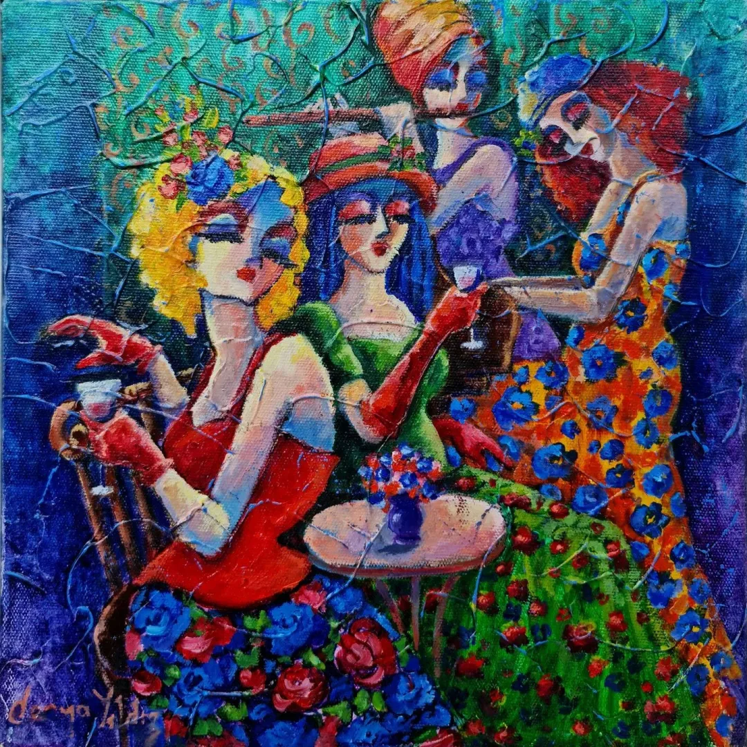 yakınlaştır "Artemis ve Turnalar - Artemis and Cranes" eseri DERYA YILDIZ tarafından 2020 yılında 30x30 cm ölçülerinde Tuval üzeri yağlı boya tekniği ile yapılmıştır.