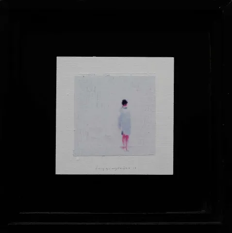 DUYGU AYDOĞAN — “Untitled”, 2019 "İsimsiz" eseri DUYGU AYDOĞAN tarafından 2019 yılında 10x10 cm ölçülerinde MDF üzeri transfer ve akrilik tekniği ile yapılmıştır.