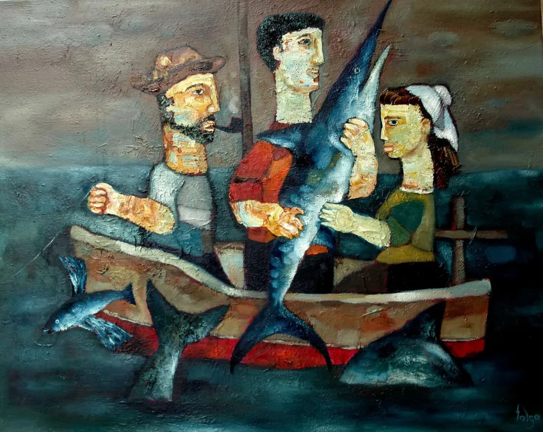 Bu eser MURAT TOLGA tarafından 2020 yılında 80x100 cm ölçülerinde Tuval üzeri yağlı boya tekniği ile yapılmıştır.