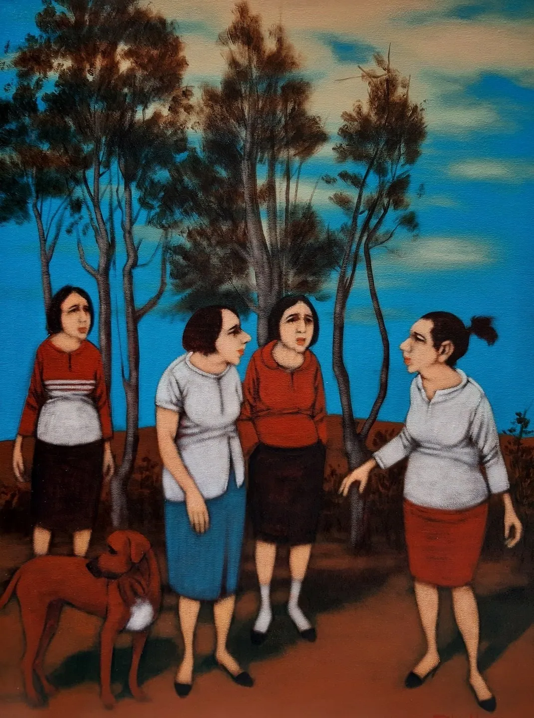 "Hemhal" eseri ORHAN UMUT tarafından 2020 yılında 80x60 cm ölçülerinde Tuval üzeri akrilik boya tekniği ile yapılmıştır.