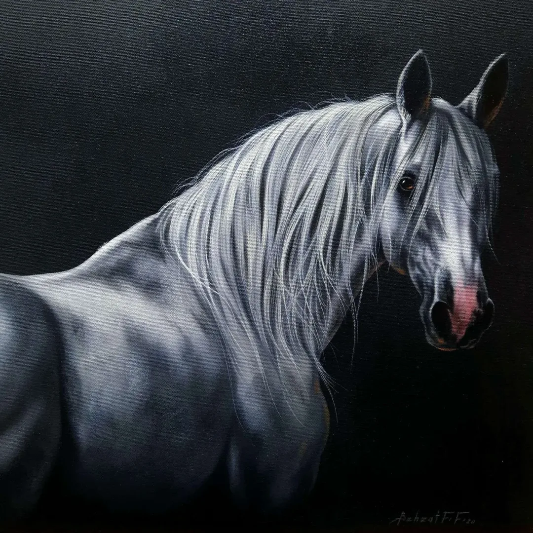BEHZAT FEYZULLAH — 2020 Bu eser BEHZAT FEYZULLAH tarafından 2020 yılında 40x40 cm ölçülerinde Tuval üzeri yağlı boya tekniği ile yapılmıştır.