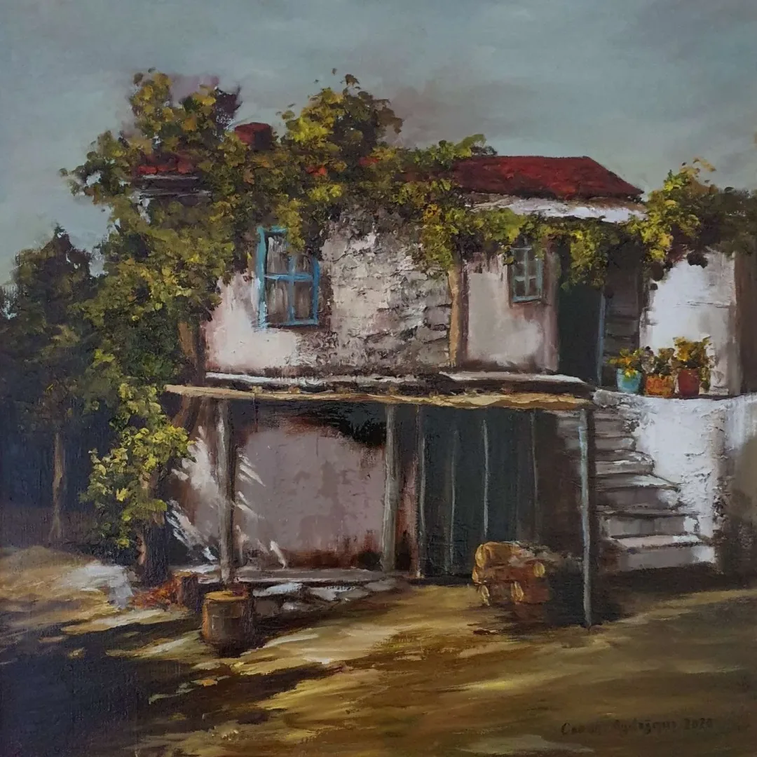 CANAN AYDOĞMUŞ — 2020 Bu eser CANAN AYDOĞMUŞ tarafından 2020 yılında 40x40 cm ölçülerinde Tuval üzeri yağlı boya tekniği ile yapılmıştır.